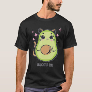Camiseta Avocato Engraçado Gato Avocado Vegan E Gato