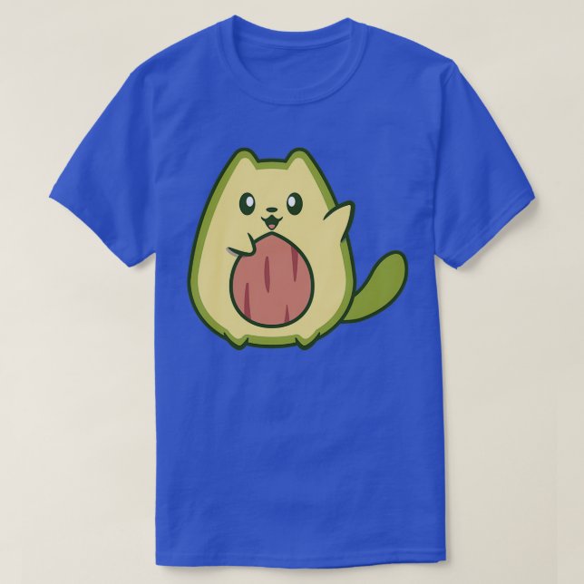 Camiseta Avocatto Cute Avocado Cat 5 (Frente do Design)