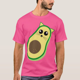 Camiseta Avocatto Cute Avocado Cat Clássico Sujidade