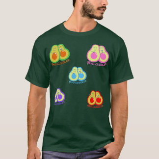 Camiseta Avocuddle sticker pack Avocado ama design