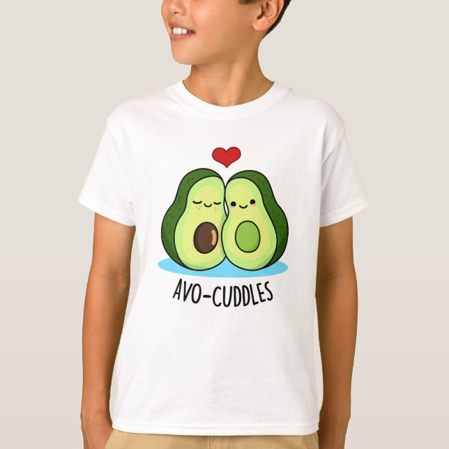 Camiseta Avocudles Funny Avocado Casal Pun (Frente)