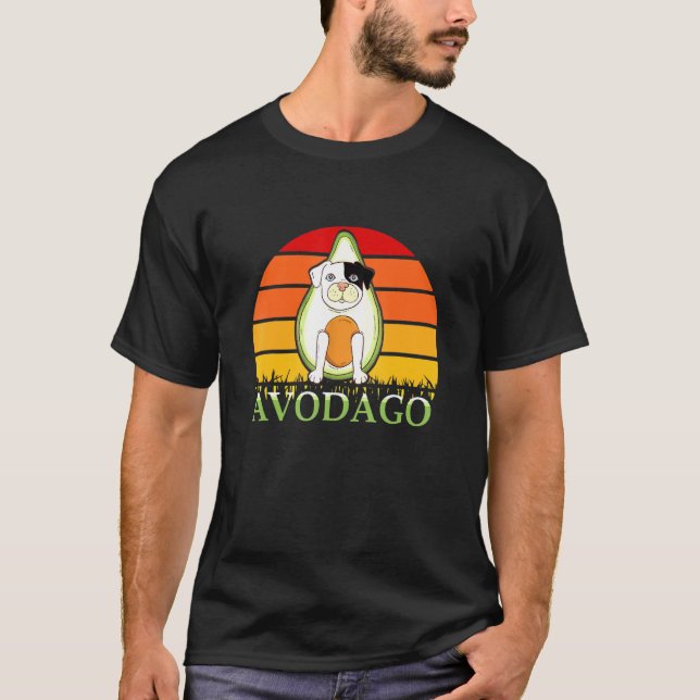 Camiseta Avodago Retro Cão Avocado (Frente)