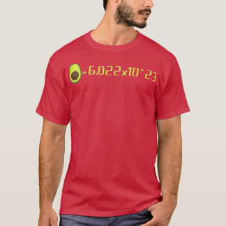 Camiseta Avogadros Número Mol Avocado Science Lover-T-Shirt