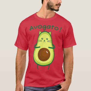 Camiseta Avogato Avocado Cat Foodie