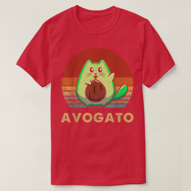 Camiseta Avogato Avocado Gats Engraçados Cinco De Mayo Meic (Frente do Design)