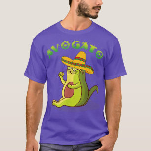 Camiseta Avogato Cat Avocado Cinco de Mayo Cute Cat Meico G