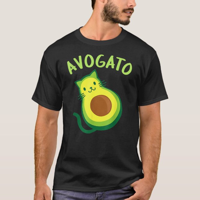 Camiseta Avogato Cat Avocado - Funny Cinco de Mayo For men  (Frente)