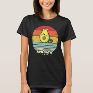 Camiseta Avogato  Olá Gato Retro Abacate Cinco De Maio Mexi