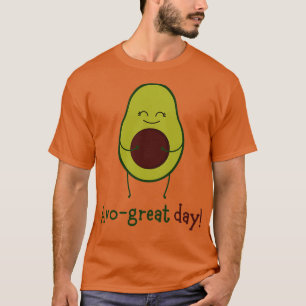 Camiseta Avogreat day Avocado engraçado design