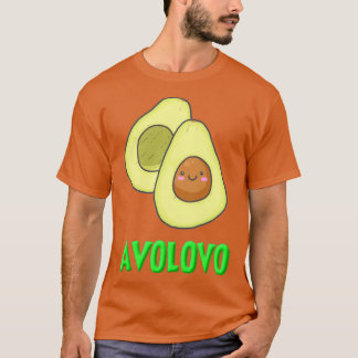 Camiseta AVOLOVO: abacate engraçado, surfando abacate legal