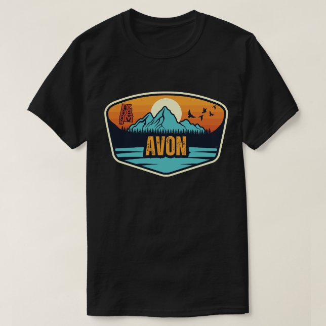 Camiseta Avon, Alabama (Frente do Design)
