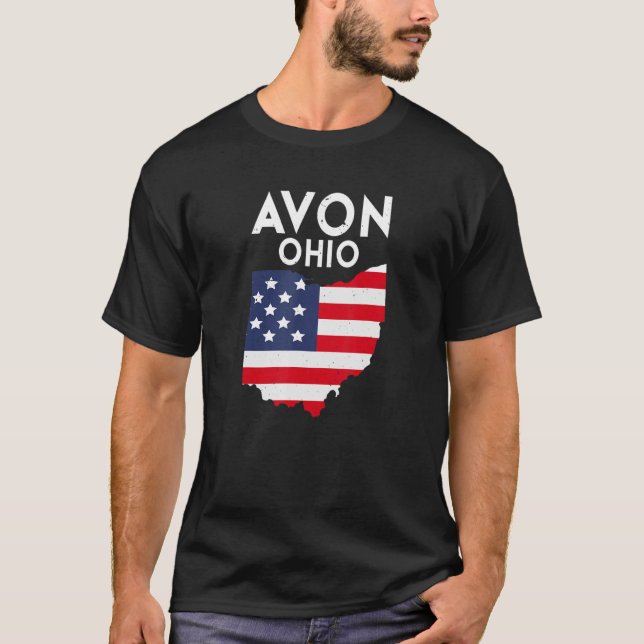 Camiseta Avon Ohio EUA State America Viagem Ohioan (Frente)