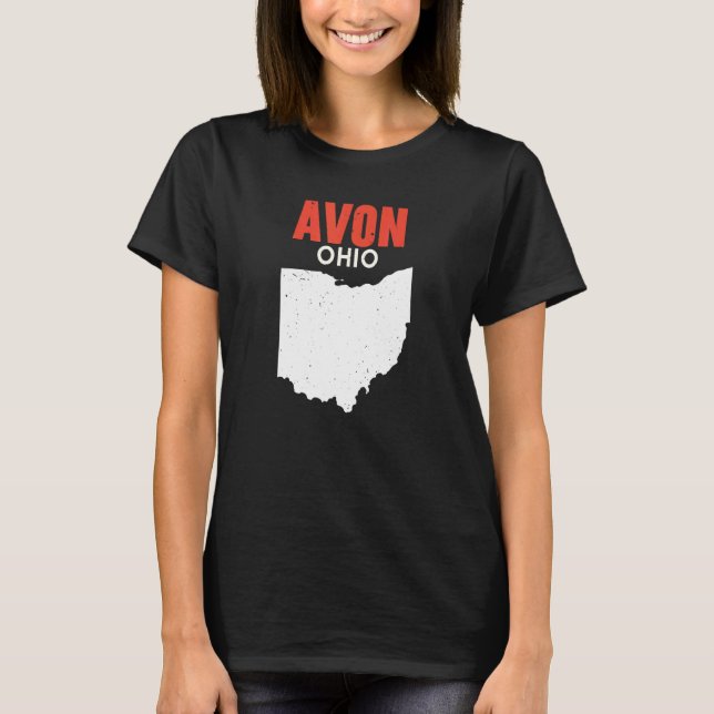 Camiseta AVON Ohio EUA State America Viagem Ohioan (Frente)