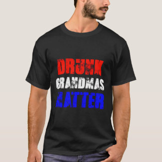 Camiseta Avós Bêbadas Contam 4 De Julho Presente Para Mulhe