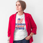 Camiseta Avós Contra Trump Político<br><div class="desc">Avós contra Donald Trump unem-se com esta camiseta Anti-Trump que mostra a bandeira americana em vermelho, branco e azul para a eleição de 2024.</div>