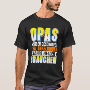 Camiseta Avôs foram Criados Porque Netos Precisam de Heróis