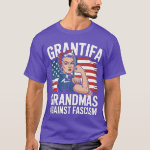Camiseta Avós Grantifa Contra o Fascismo Bandeira Resistir