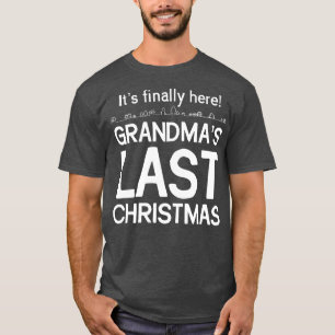 Camiseta Avós no último Natal