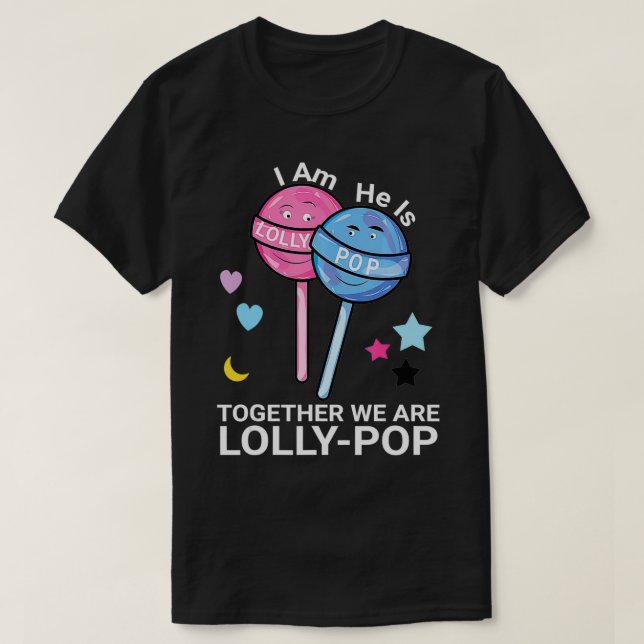 Camiseta Avós Pop Lolly Correspondam aos Casais Lolli Po (Frente do Design)