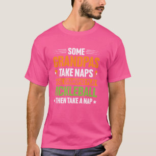 Camiseta Avós Que Adoram Jogar Pickleball Engraçado Bal