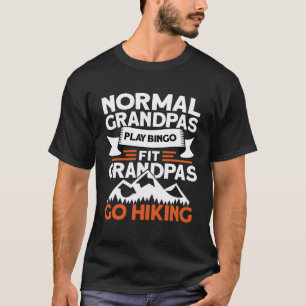 Camiseta Avôs Saudáveis Vão Caminhar Caminhantes Fazem Ca