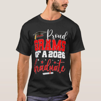 Camiseta Avós Senior 2026 Orgulhosos Avós De Uma Turma De 2