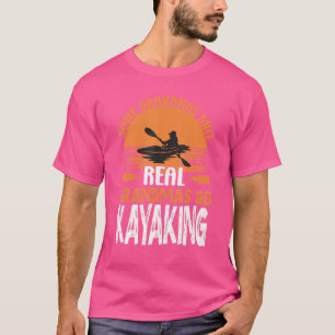 Camiseta Avós Verdadeiros Vão Kayaking Yak Kayak Mulheres C