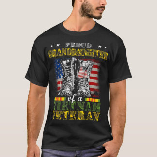Camiseta Avós Veteranos do Vietnã Orgulhosos Presentes Cria