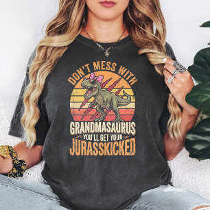Camiseta Avósaura T-Rex Engraçada Jurasskicked Avó