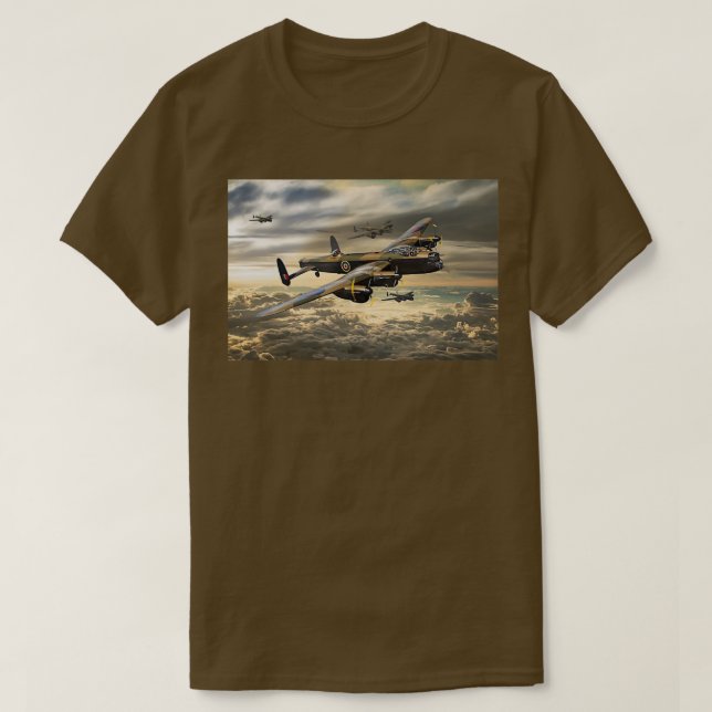 Camiseta Avro Lancaster (2)  (Frente do Design)