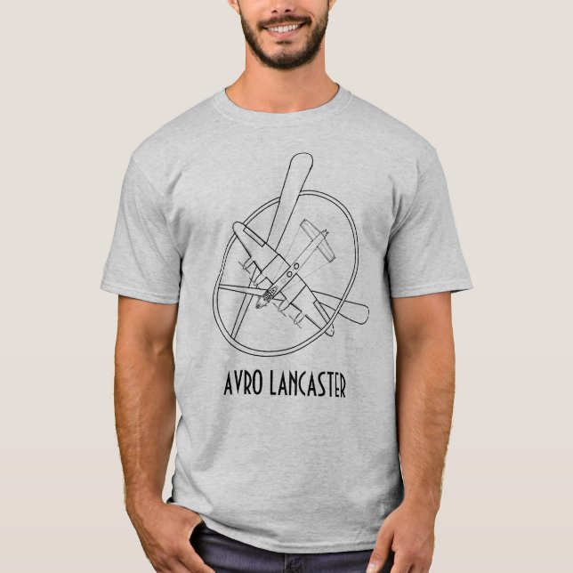Camiseta Avro Lancaster Bomber (Frente)