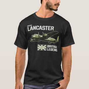 Camiseta Avro Lancaster Bomber Aircraft RAF Plane British L
