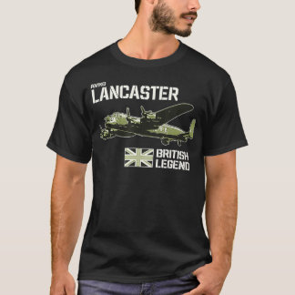 Camiseta Avro Lancaster Bomber Aircraft RAF Plane British L