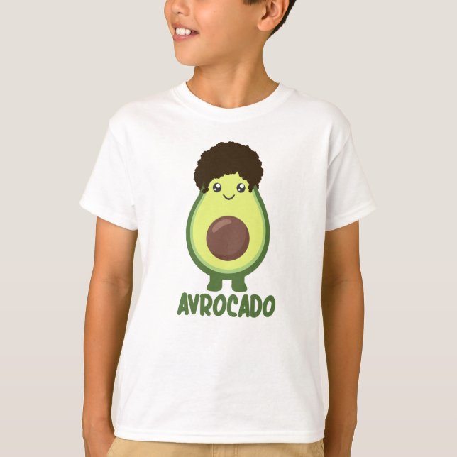 Camiseta Avrocado Avocado Jogo do Word Engraçado Comida Ver (Frente)
