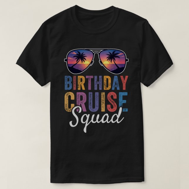 Camiseta Aw Ship É A Birthday Trip 2025 Engraçado (Frente do Design)