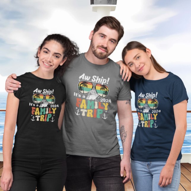 Camiseta Aw Ship É a Family Ship Custom Year (Criador carregado)