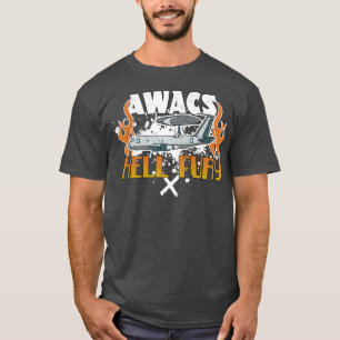 Camiseta AWACS Hell Fury Airplaine 
