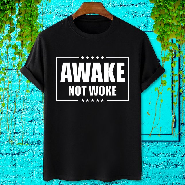 Camiseta Awake não acordou - censura liberal anti-despertad (Criador carregado)