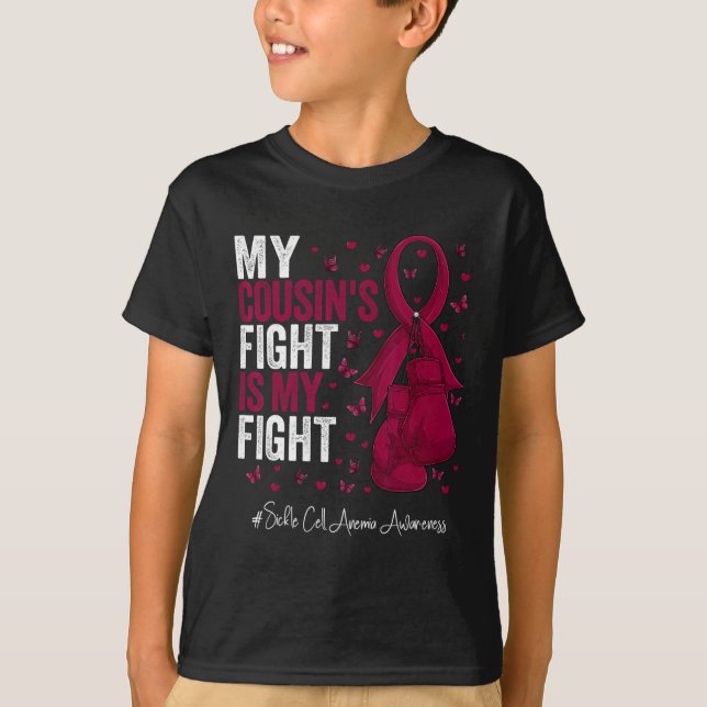 Camiseta Awarenes da Anemia das Células Falsiformes da Burg (Frente)