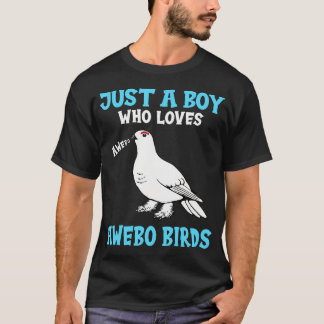 Camiseta Awebo Willow Ptarmigan Awebo Costume For Boys Who
