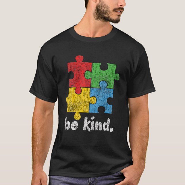 Camiseta Awerness Autismo - Aceite Compreender Crianças Aut (Frente)