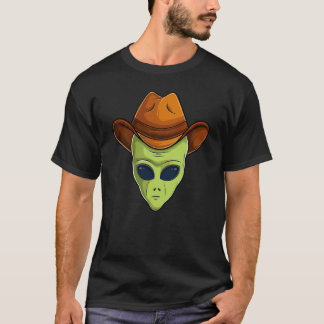 Camiseta Awesome Alien Head Style Hat Humans Aren't Real Cu