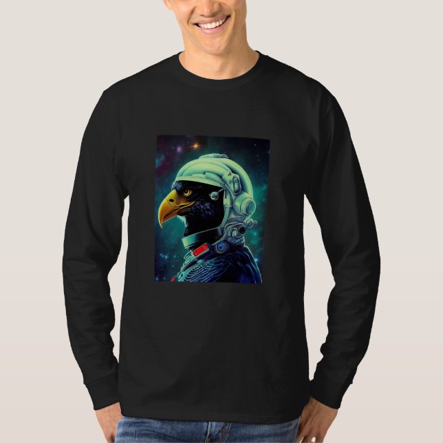 Camiseta Awesome Eagle Astronaut Cosmonaut Astronomy Astrop (Frente)