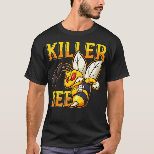 Camiseta Awesome Killer Bee Hornet Yellowjacket Honeybee Lo (Frente)