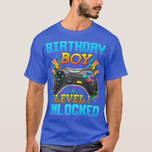 Camiseta Awesome Level 1 Unlocked Video Game 1st Gamer Birt