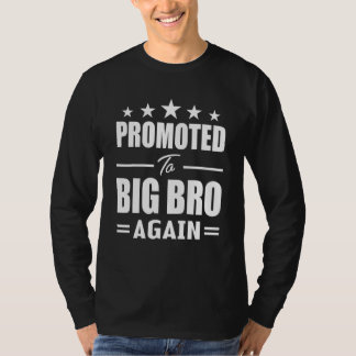 Camiseta Awesome Promoted To Big Brother Again Big Bro Aga