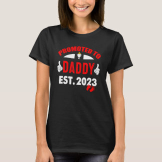 Camiseta Awesome Promoted To Daddy 2023   Pregnancy Announc
