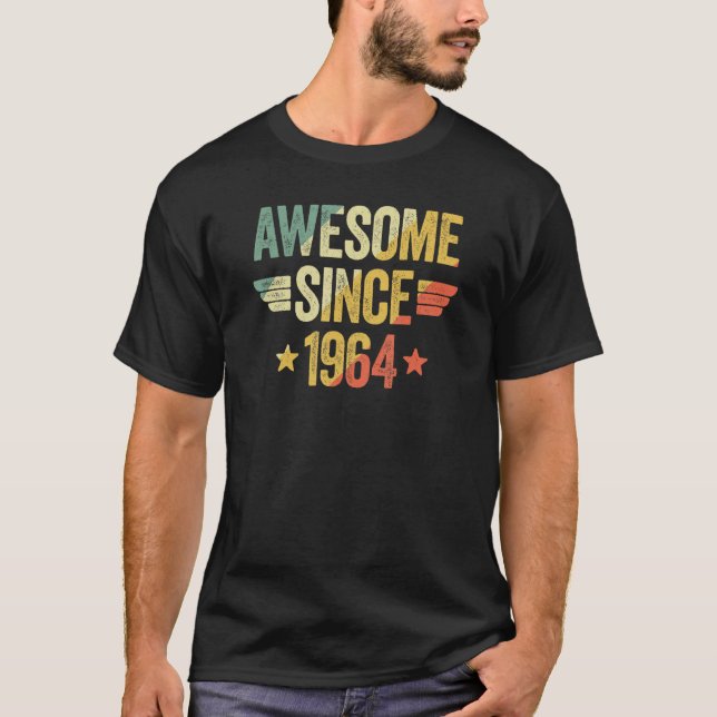 Camiseta Awesome Since 1964 (Frente)