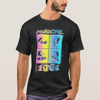 Camiseta Awesome since 1991 Wakeboard lifestyle 2