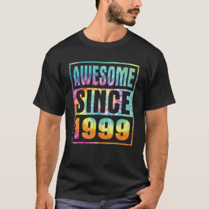 Camiseta Awesome Since 1999 23 Years Old 23rd Birthday Tie